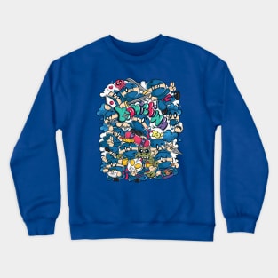 Ninja Day Off Crewneck Sweatshirt